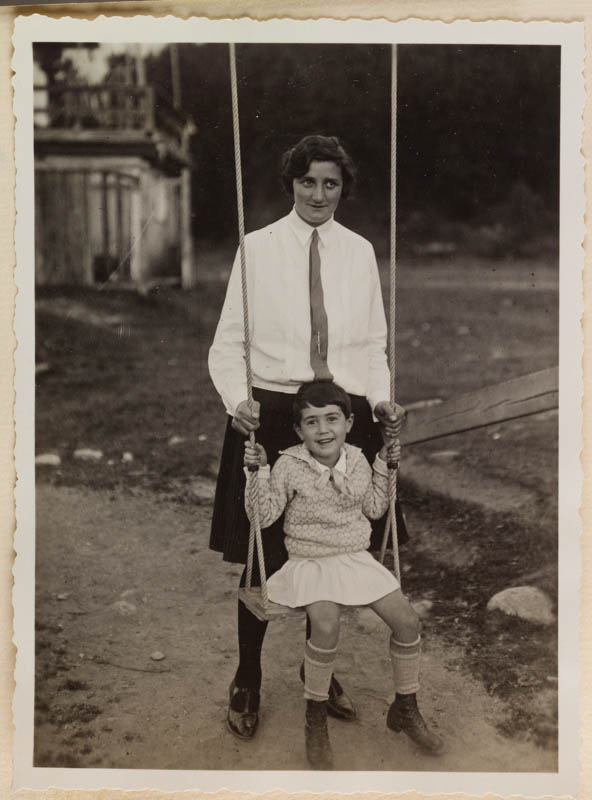 Photograph Of Eva And Henny Freud Taken In St Moritz Photograph Of Eva And Henny Freud Taken In St Moritz Freud Museum London